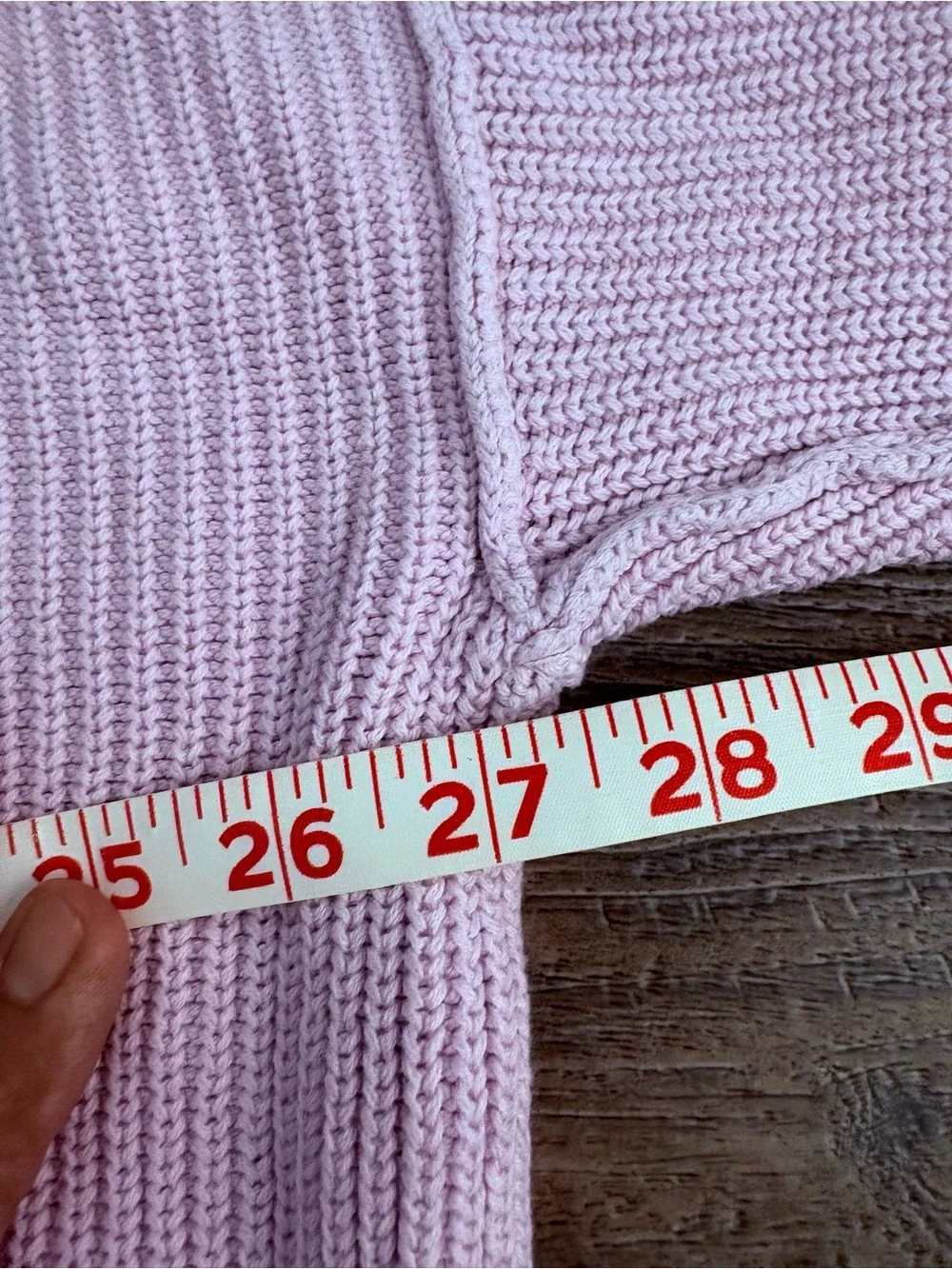 Aerie Lavender Half-Zip Cowl Knit Sweater size Medium